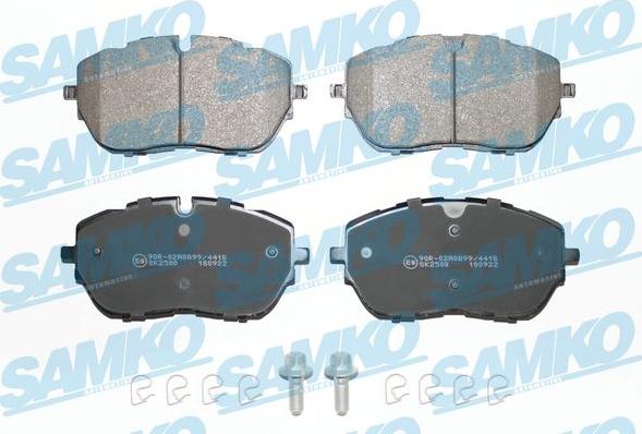 Samko 5SP1982 - Brake Pad Set, disc brake www.parts5.com