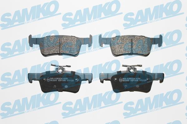 Samko 5SP1930 - Brake Pad Set, disc brake www.parts5.com