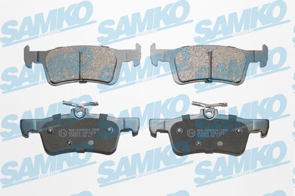 Samko 5SP1929 - Brake Pad Set, disc brake www.parts5.com