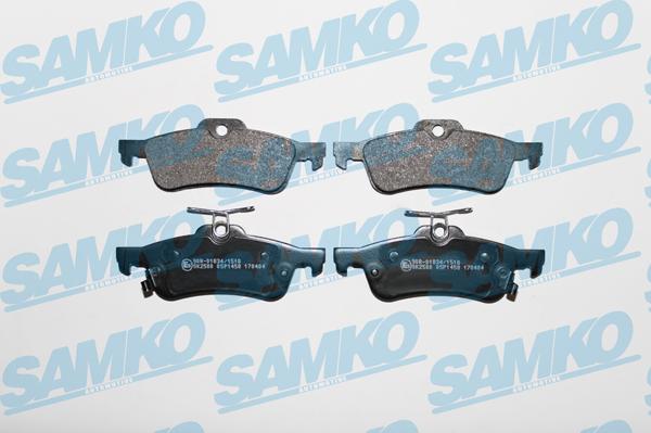 Samko 5SP1458 - Тормозные колодки, дисковые, комплект www.parts5.com