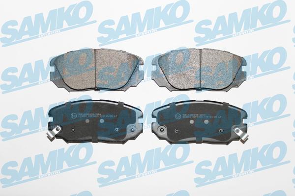 Samko 5SP1409 - Brake Pad Set, disc brake www.parts5.com