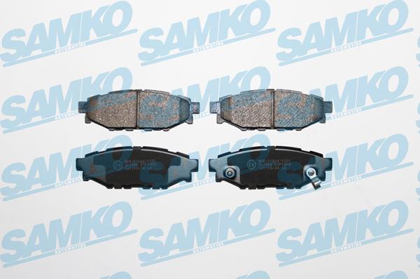 Samko 5SP1408 - Тормозные колодки, дисковые, комплект www.parts5.com