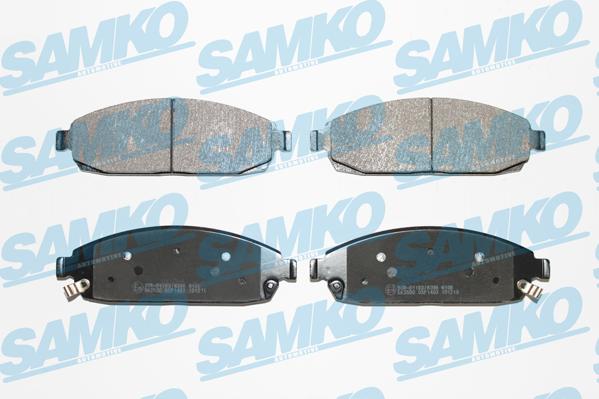 Samko 5SP1403 - Brake Pad Set, disc brake www.parts5.com