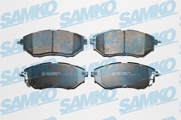 Samko 5SP1402 - Тормозные колодки, дисковые, комплект www.parts5.com