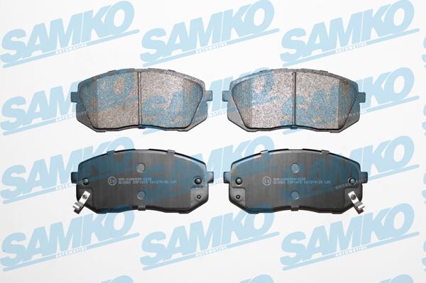 Samko 5SP1415 - Komplet zavornih oblog, ploscne (kolutne) zavore www.parts5.com