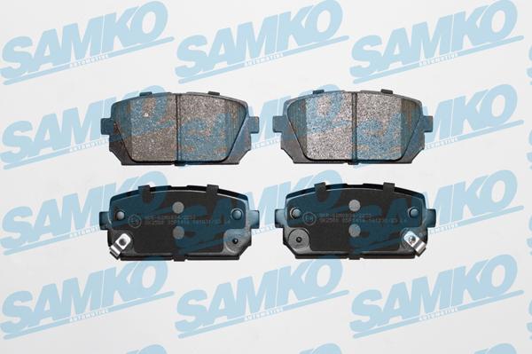 Samko 5SP1416 - Brake Pad Set, disc brake www.parts5.com