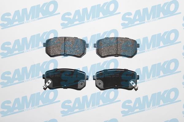 Samko 5SP1411 - Brake Pad Set, disc brake www.parts5.com