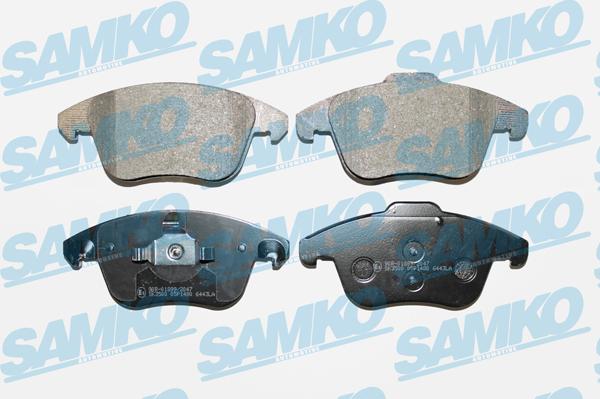 Samko 5SP1480 - Komplet zavornih oblog, ploscne (kolutne) zavore www.parts5.com