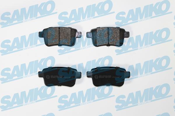 Samko 5SP1487 - Тормозные колодки, дисковые, комплект www.parts5.com