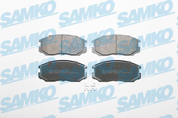 Samko 5SP1427 - Brake Pad Set, disc brake www.parts5.com