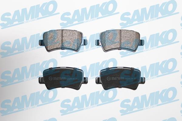 Samko 5SP1474 - Brake Pad Set, disc brake www.parts5.com