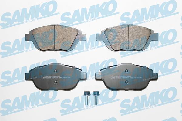 Samko 5SP1590 - Komplet pločica, disk-kočnica www.parts5.com