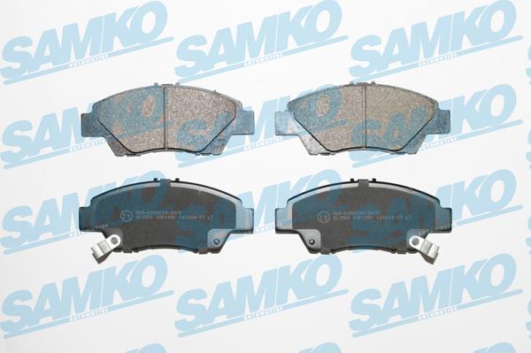 Samko 5SP1591 - Zestaw klocków hamulcowych, hamulce tarczowe www.parts5.com