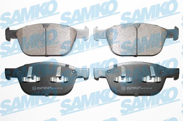 Samko 5SP1597 - Brake Pad Set, disc brake www.parts5.com