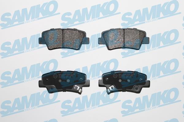 Samko 5SP1558 - Тормозные колодки, дисковые, комплект parts5.com