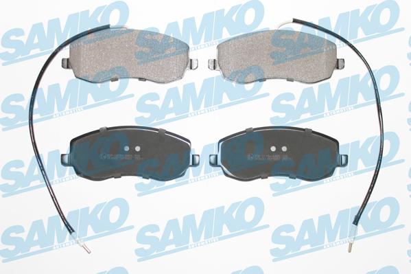 Samko 5SP1557 - Brake Pad Set, disc brake www.parts5.com