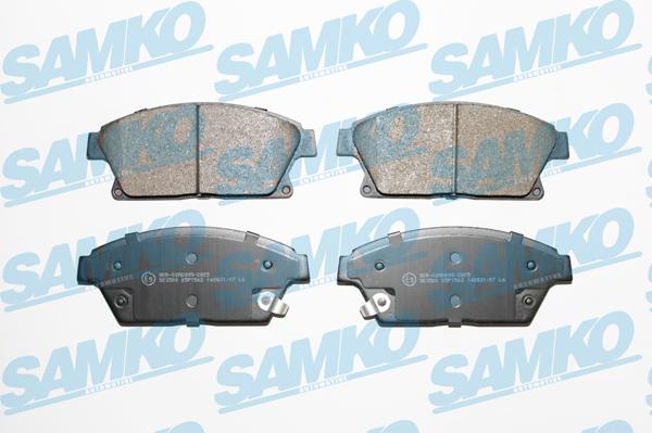 Samko 5SP1562 - Комплект спирачно феродо, дискови спирачки www.parts5.com