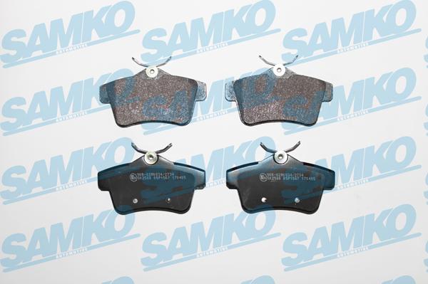 Samko 5SP1567 - Set placute frana,frana disc www.parts5.com