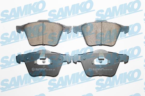 Samko 5SP1507 - Fékbetétkészlet, tárcsafék www.parts5.com