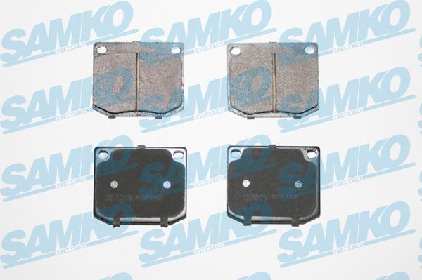 Samko 5SP150 - Brake Pad Set, disc brake www.parts5.com