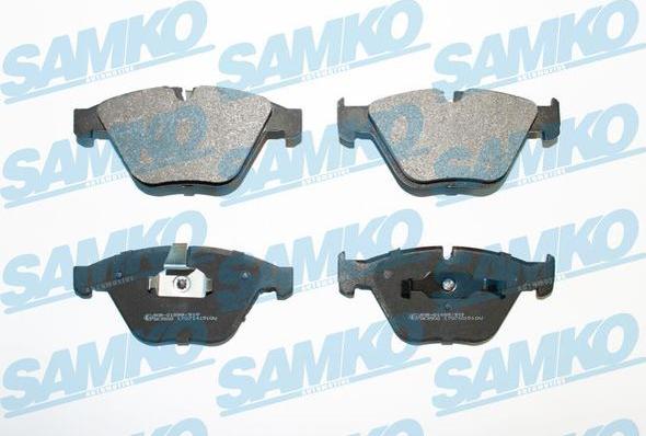 Samko 5SP1510 - Тормозные колодки, дисковые, комплект www.parts5.com