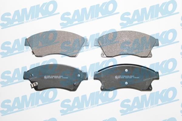 Samko 5SP1581 - Sada brzdových platničiek kotúčovej brzdy www.parts5.com