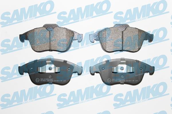 Samko 5SP1534 - Brake Pad Set, disc brake www.parts5.com