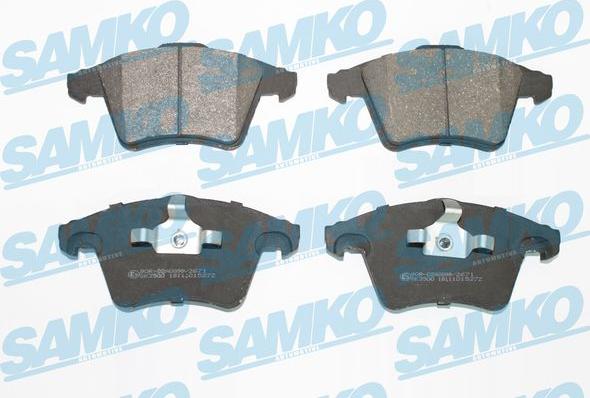 Samko 5SP1527 - Brake Pad Set, disc brake parts5.com