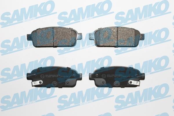 Samko 5SP1575 - Bremsbelagsatz, Scheibenbremse www.parts5.com