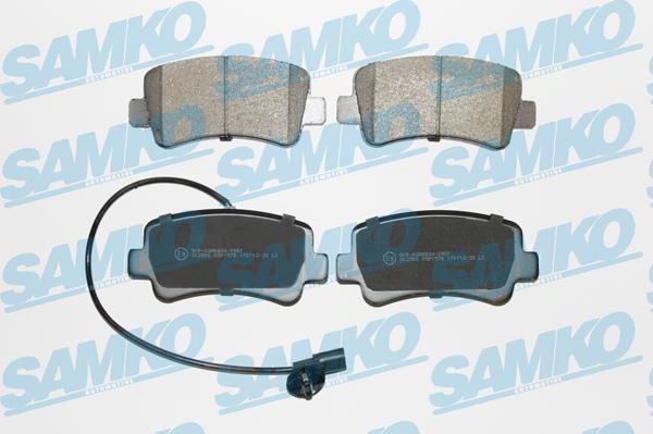 Samko 5SP1578 - Fren balata seti, diskli fren www.parts5.com