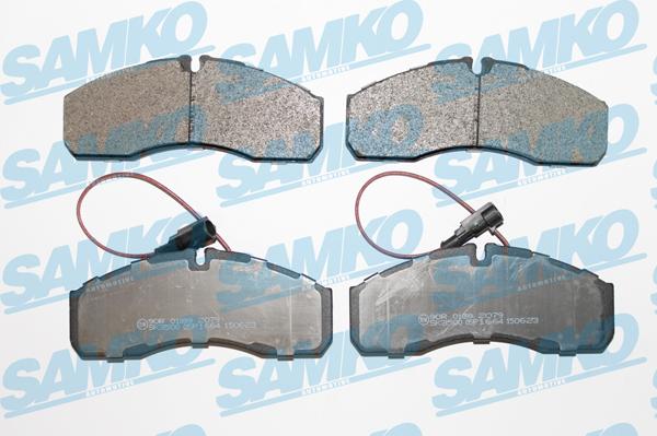 Samko 5SP1664 - Тормозные колодки, дисковые, комплект www.parts5.com