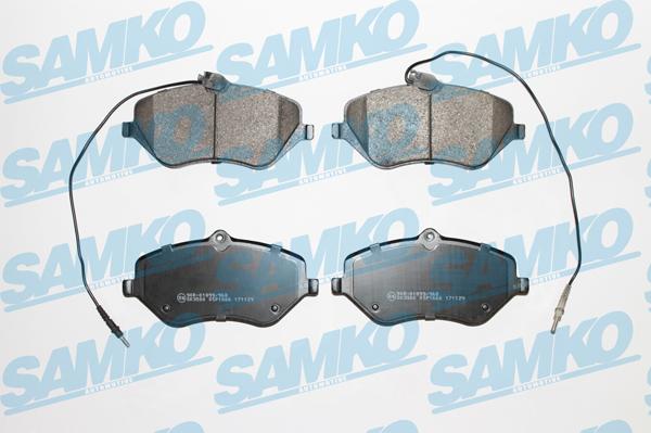 Samko 5SP1666 - Brake Pad Set, disc brake www.parts5.com