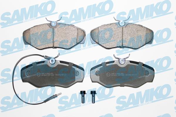 Samko 5SP1660 - Bremsbelagsatz, Scheibenbremse www.parts5.com