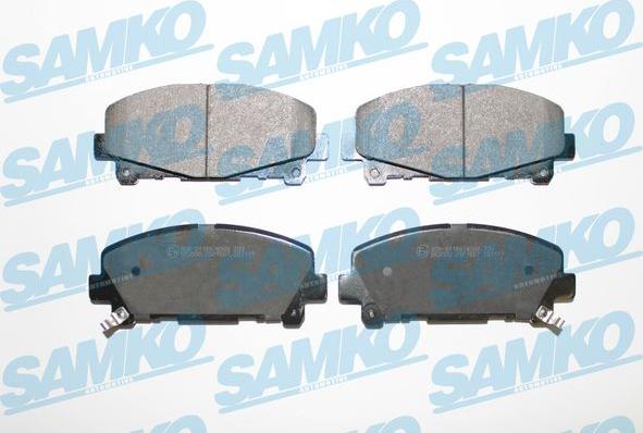 Samko 5SP1607 - Тормозные колодки, дисковые, комплект www.parts5.com
