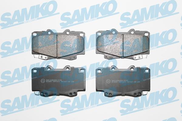 Samko 5SP1610 - Тормозные колодки, дисковые, комплект www.parts5.com