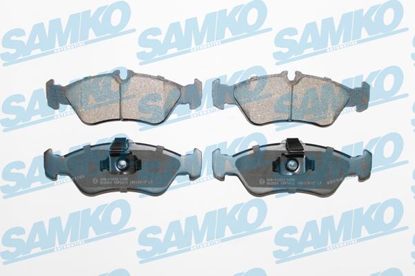 Samko 5SP1611 - Тормозные колодки, дисковые, комплект www.parts5.com
