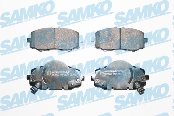 Samko 5SP1633 - Set placute frana,frana disc www.parts5.com