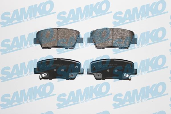 Samko 5SP1625 - Brake Pad Set, disc brake www.parts5.com