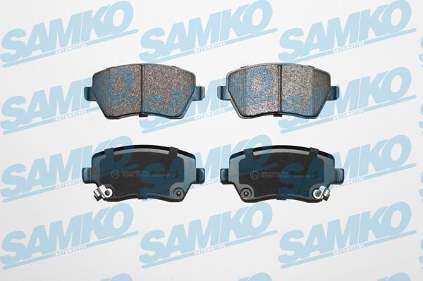 Samko 5SP1621 - Тормозные колодки, дисковые, комплект www.parts5.com