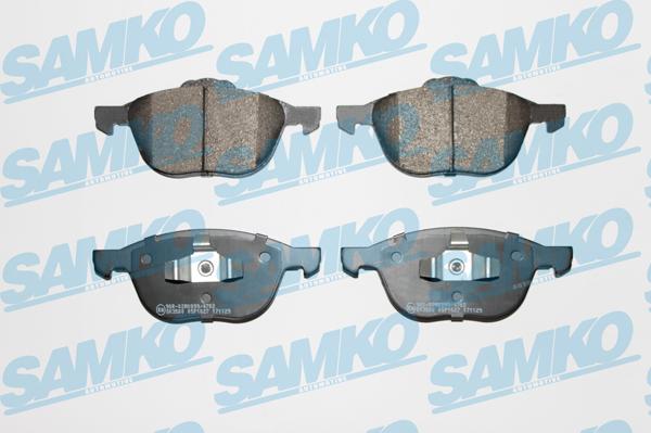 Samko 5SP1627 - Fékbetétkészlet, tárcsafék www.parts5.com