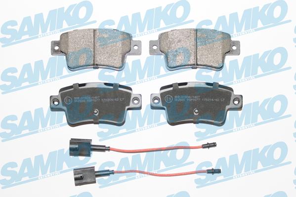 Samko 5SP1677 - Brake Pad Set, disc brake www.parts5.com