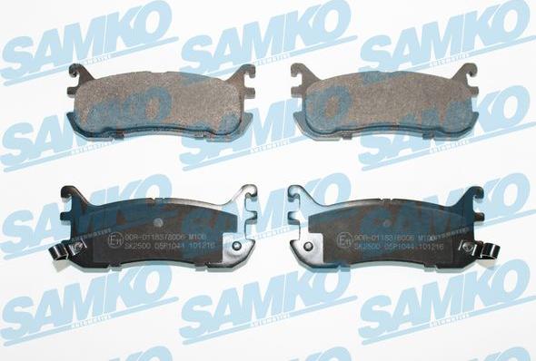 Samko 5SP1044 - Brake Pad Set, disc brake www.parts5.com