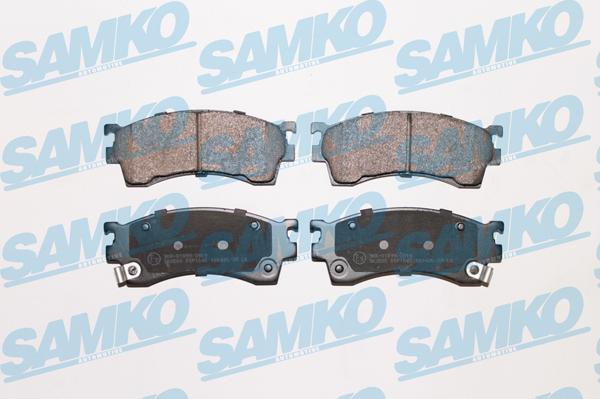 Samko 5SP1045 - Brake Pad Set, disc brake parts5.com