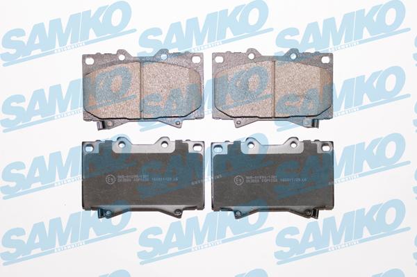 Samko 5SP1050 - Fékbetétkészlet, tárcsafék www.parts5.com