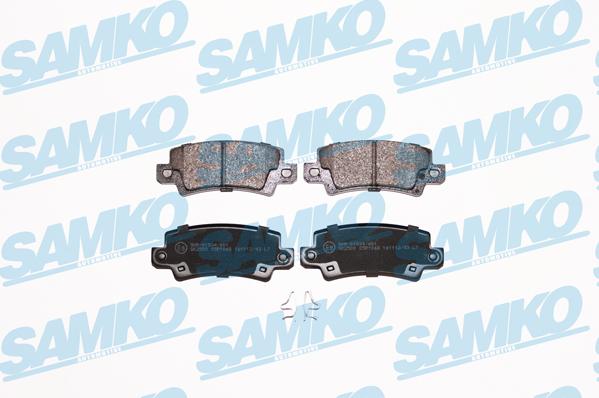 Samko 5SP1068 - Тормозные колодки, дисковые, комплект www.parts5.com