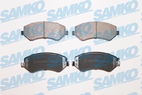 Samko 5SP1005 - Тормозные колодки, дисковые, комплект www.parts5.com