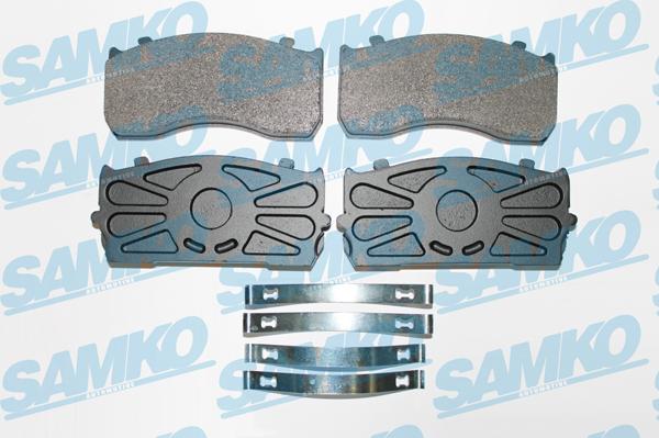 Samko 5SP1169 - Комплект спирачно феродо, дискови спирачки www.parts5.com