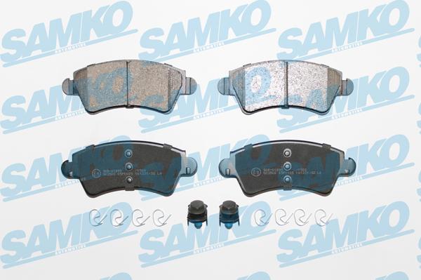 Samko 5SP1105 - Zestaw klocków hamulcowych, hamulce tarczowe www.parts5.com