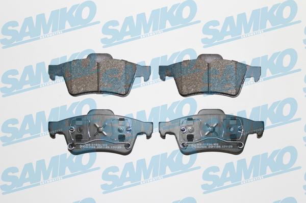 Samko 5SP1189 - Komplet zavornih oblog, ploscne (kolutne) zavore www.parts5.com