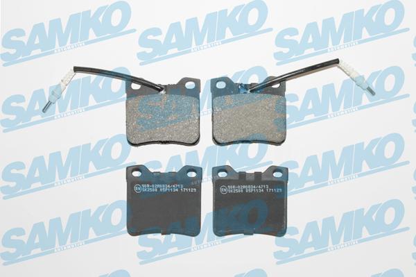 Samko 5SP1134 - Set placute frana,frana disc www.parts5.com